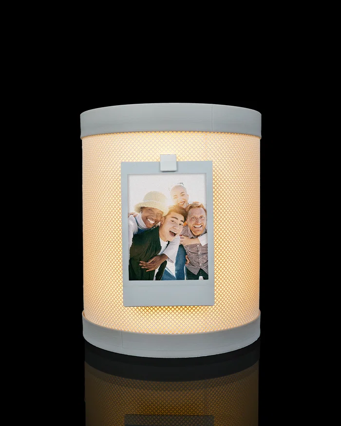 Torre Scrapbook - Luminaria de Mesa e Organizador