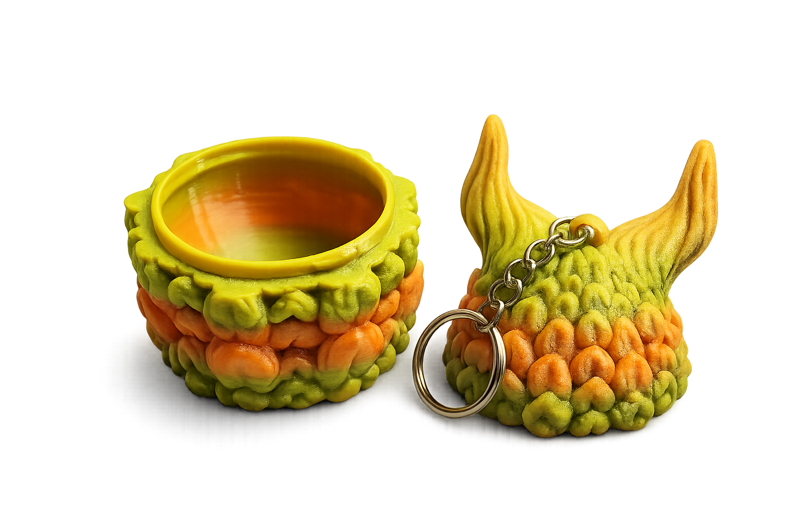 Chaveiro Ovo de Dragão com Compartimento Secreto 3D