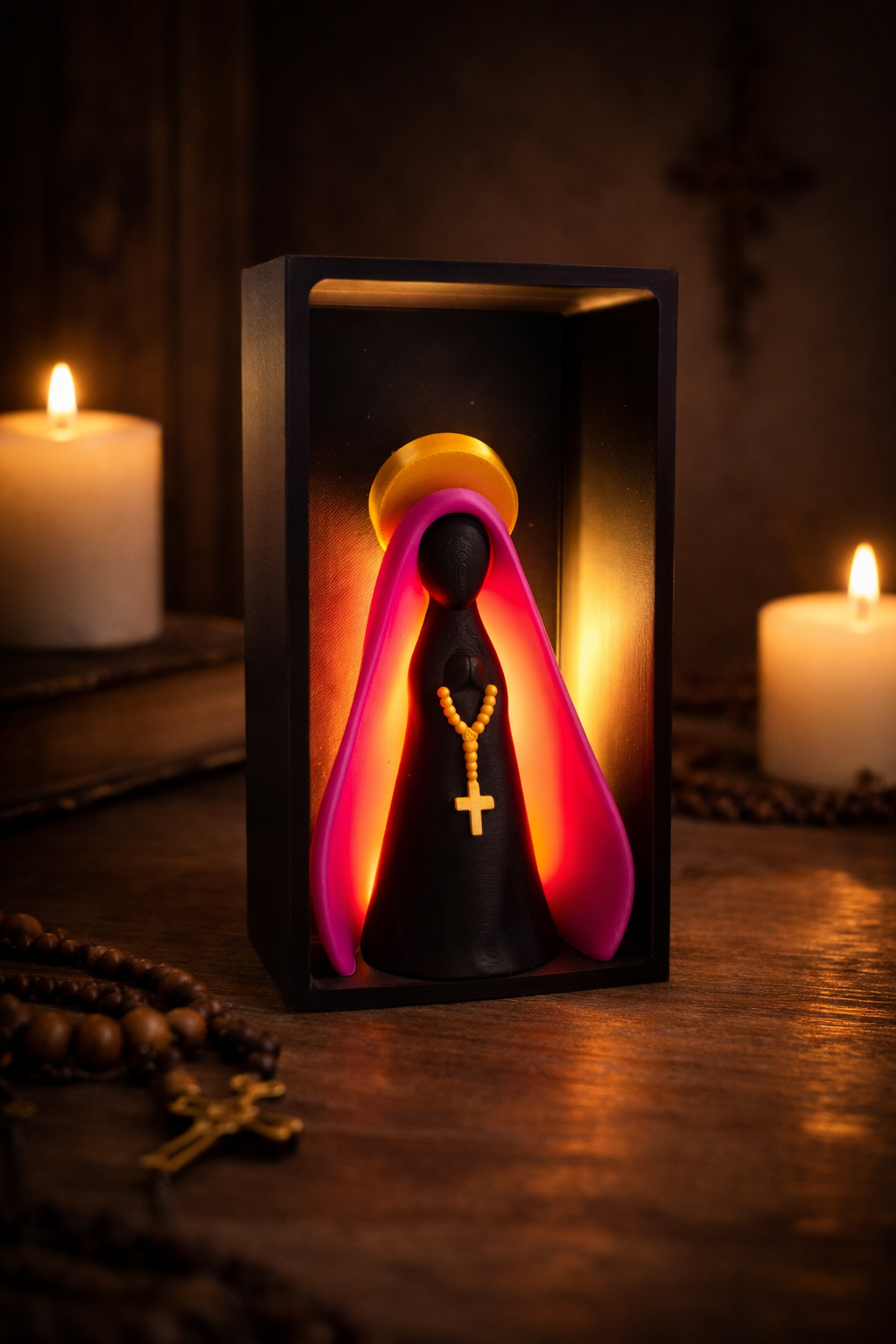 Nossa Senhora Aparecida com Iluminação LED